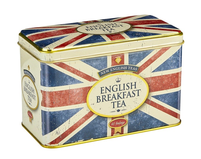 Union Jack Tea Retro Union Jack English Breakfast Tea Tin 40 Teabags - Etsy