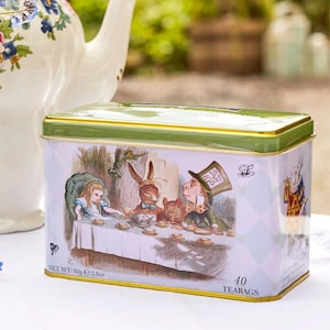 Alice in Wonderland Tea Tin with 40 English Afternoon Tea