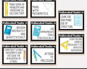 Math Practices Posters: Classroom Decor (Digital Download)