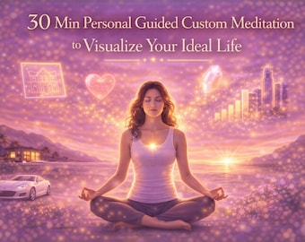 Meditación de visualización personalizada de 30 minutos / Meditación matutina guiada para visualizar tu vida ideal