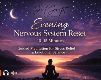 Reinicio del sistema nervioso por la noche (10-15 minutos) / Meditación guiada para aliviar el estrés y equilibrar las emociones