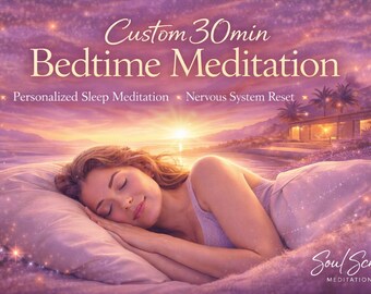 Meditación personalizada para dormir de 30 minutos / Meditación personalizada para dormir para un descanso profundo y calma