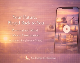Película mental personalizada / Vídeo de visualización de manifestación personalizado para tu vida ideal