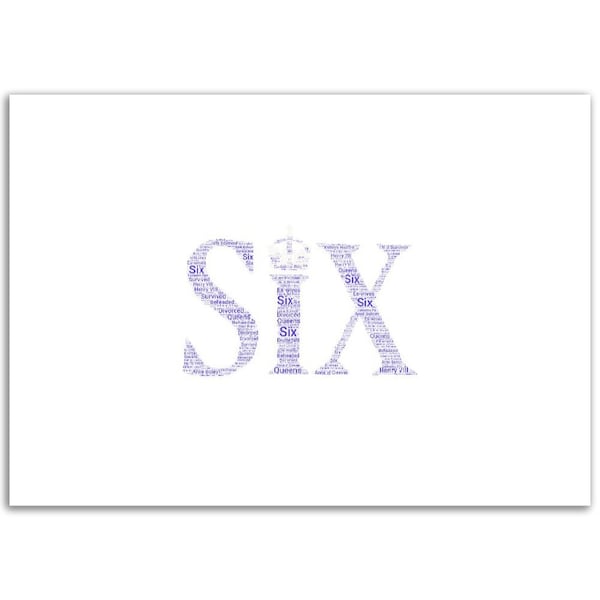 Six the Musical - Classic Semi-Glossy Paper Poster