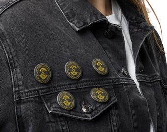 Record Profits Are Unpaid Wages Buttons – Set of 5 Pins – Will Strike If Provoked, Labor Organizer Gift, Activist Flair, Labor Union Button