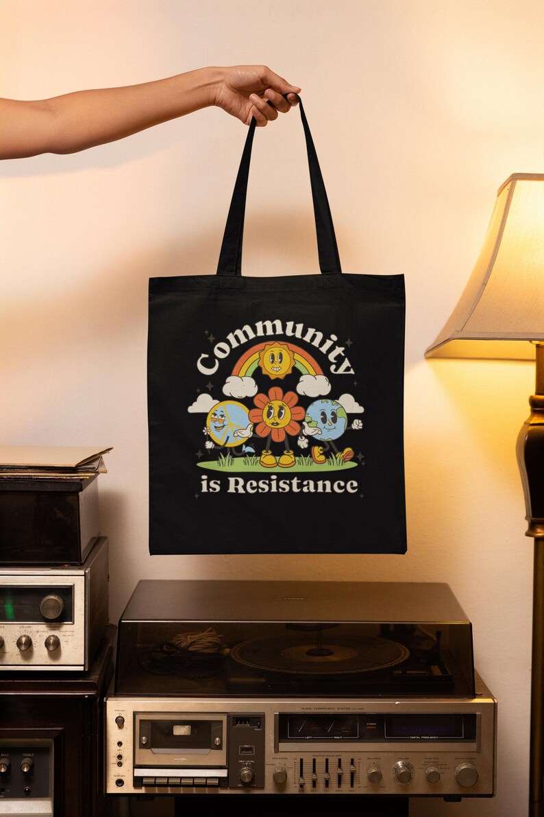 Community is Resistance T-Shirt - Social Justice Activist Tee - Unisex Cotton Shirt with Empowering Design - Leftist Shirt image 8