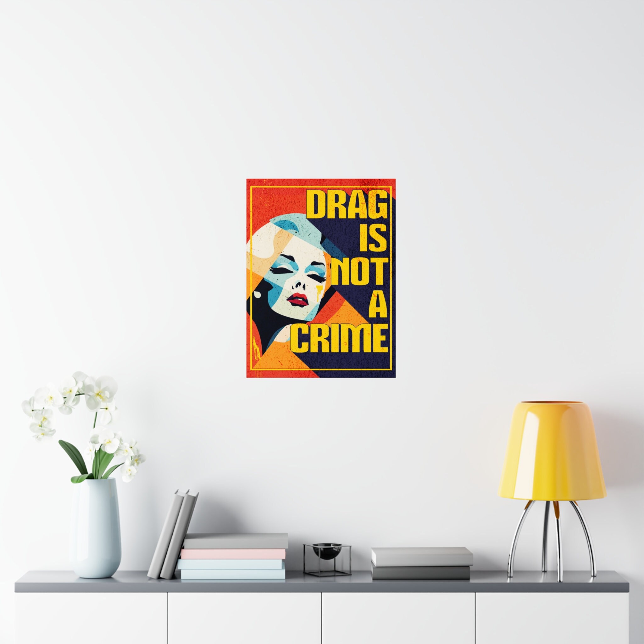 Drag is Not A Crime Poster Save the Queens Wall Art Support - Etsy