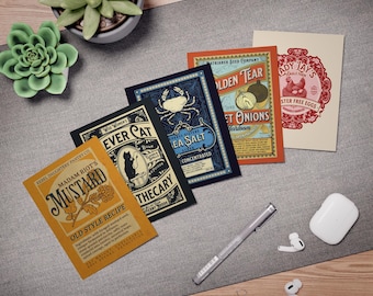 Journal, Stickers, Cards