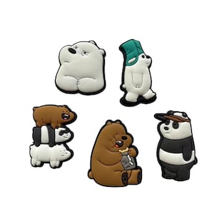 Shoe Charms- Cartoon Charms- Decorating Charm- Bear- Panda