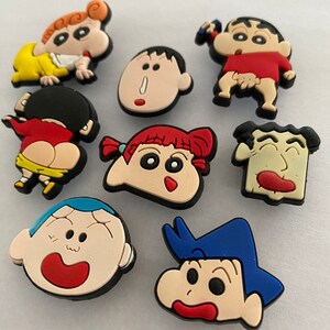 靴チャーム かわいい漫画チャーム 面白いデコレーションチャーム