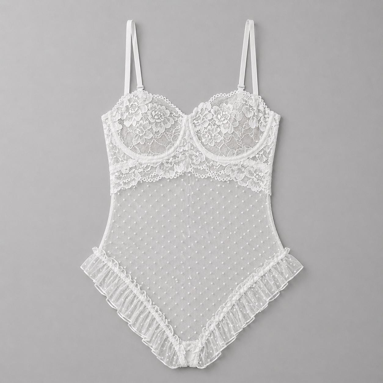 lace white teddy and garter belt Hochwertiges veganes Gleit-Gel mit Aloe Vera 200 ml Made in Germany main image 0