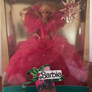 Barbie navideña online 1990