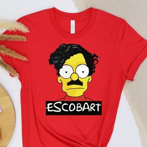 Bart Simpson ESCOBART T-shirt: Simpsons Cartoon Tee