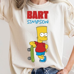 Bart Simpson Cool Teeshirt, Simpsons Family Tshirt, Cartoon Tee, Simpsons Tshirt, Simpsons Shirt, Kid&#39;s Tee, Simpsons Art Tshirt, Cute Shirt