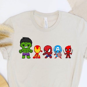 Little Hero Tshirt, Hulk Tshirt, Iron Man Tshirt, Spider Man, Captan America, Deadpool Shirt, Cartoon Tshirt, Hero, Baby Superheroes Shirts