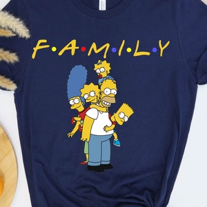 Simpsons Family Shirt: Unisex Cartoon Tee
