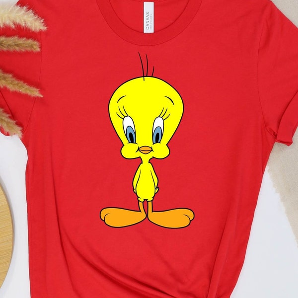 Tweety Shirt, Disney Tshirt, Cartoon Tshirt, Character Tshirt, Teenage Shirt, Funny Tshirt, Gift Tshirt, Kid's Tshirt, Bird Shirt