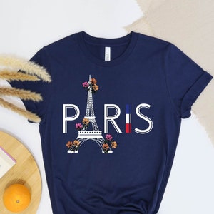 Paris France Shirt, Eiffel Tower Shirt, Travel To France Shirt, Gift For Paris Lover, France Souvenir, Designer Gift, Vacation in Paris Tee