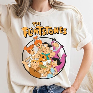 The Flintstones Shirt, Fred Flintstone, Cartoon Shirt, Dad Gift Shirt, Wilma Flinstone, Barney Rubble, Betty Rubble, Flintstones Birthday