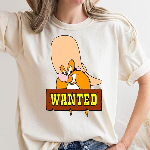 Yosemite Sam Wanted Shirt, Cartoon Shirt, Vintage Shirt, Looney Tunes Shirt, Funny Cartoon Shirt, Sam Animation Shirt, Nostalgia Shirt