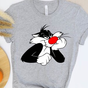Sylvester T-Shirt, Looney Tunes Sylvester Character Shirt, Cartoon Tee, Sylvester Tee, Disneyland T-Shirt, Cartoon Shirt, Pretty Sylvester