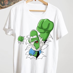 Homer Simpson Hulk Unisex T-shirt - Simpsons Art Shirt