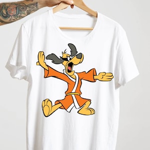 Hong Kong Phooey, 70s Cartoon t shirt, This Retro Gift is a Perfect Unisex Gift, Funny T shirt, Disney Tshirts, Dog Cartoon Shirts