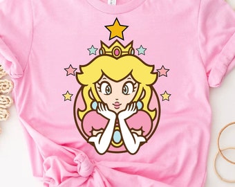 Princess Peach Shirt, Super Mario Princess Peach T-shirt, Super Mario ...