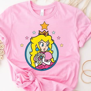Princess Peach Star Shirtprincess Peach Shirtprincess Peach - Etsy