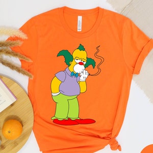 Krusty the Clown Simpsons Tshirt, Homer Simpson Shirt, Bart Simpson Shirt, Marge Simpson Shirt, Maggie Simpson Shirt, Lisa Simpson Tshirt