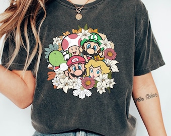 Princess Peach Shirt, Super Mario Princess Peach T-shirt, Super Mario ...