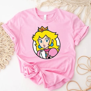 Princess Peach Star Shirt, Princess Peach Crown Shirt, Feeling Peachy ...