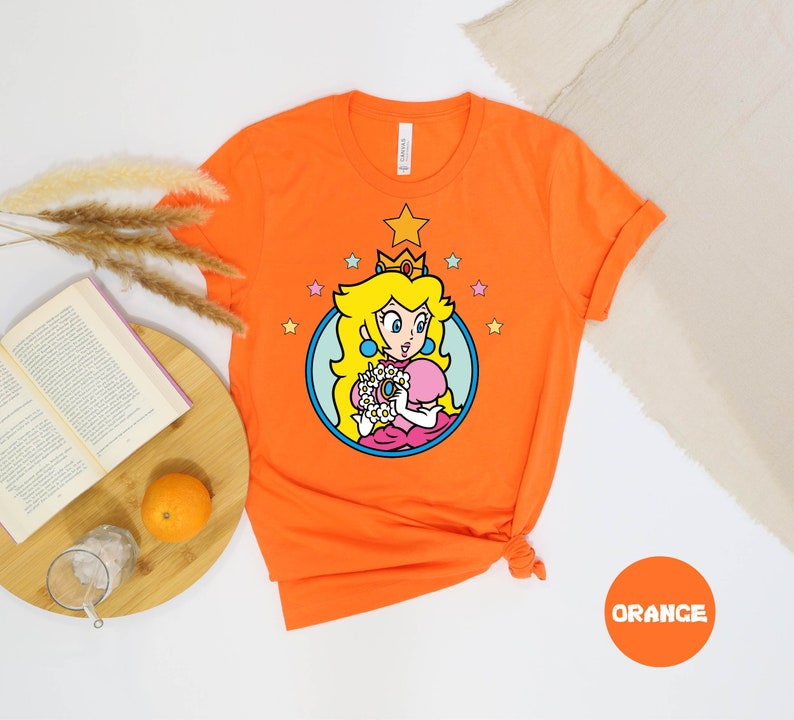 Princess Peach Star Shirtprincess Peach Shirtprincess Peach - Etsy