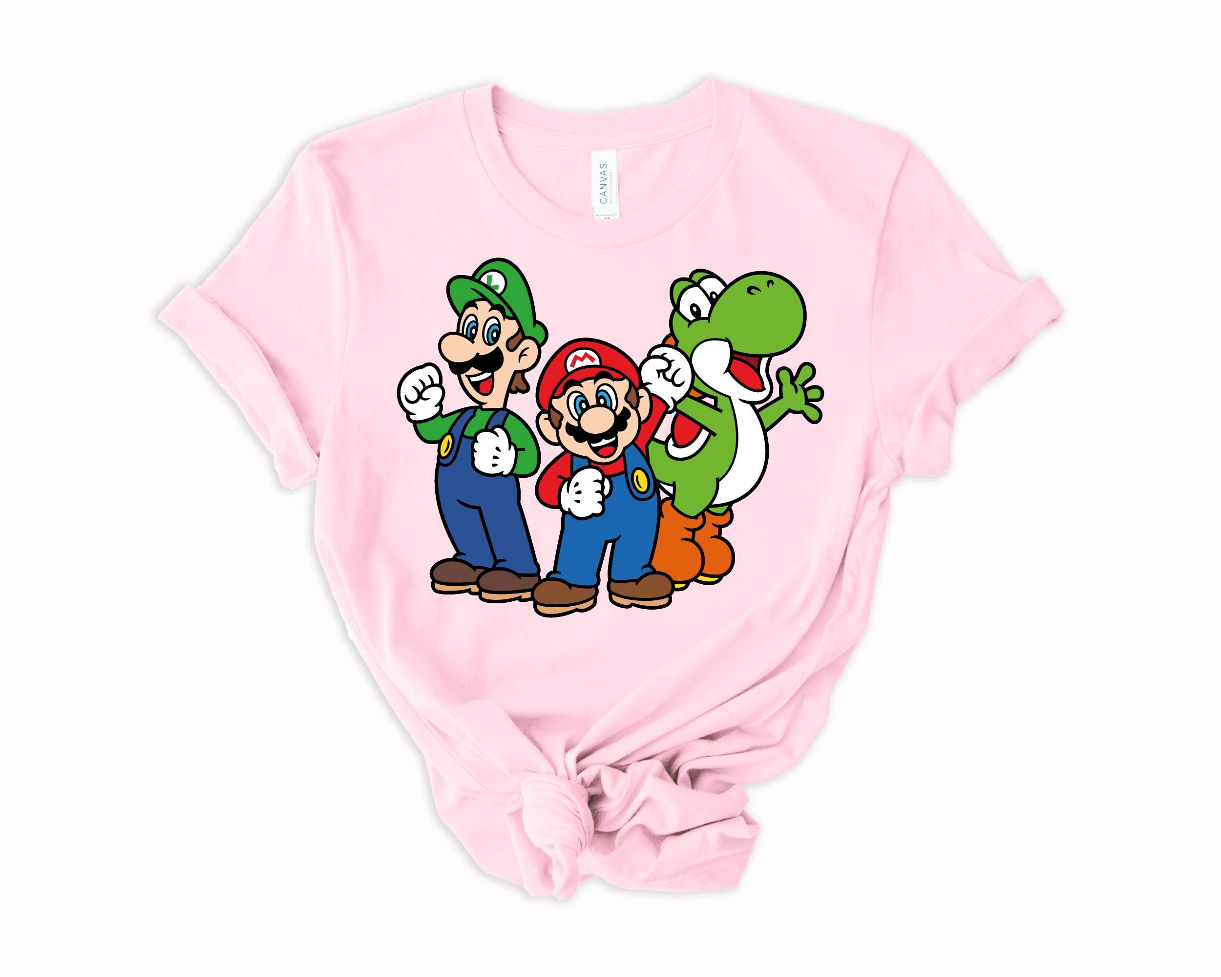 Super Mario Luigi Yoshi Friend Tshirt Super Mario Gift Shirt - Etsy