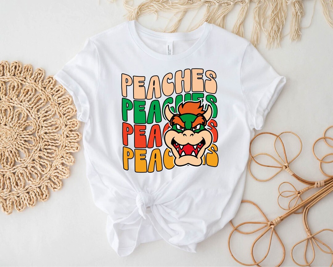 Super Mario Bowser Shirt Bowser Peach Shirt Bowers Shirt - Etsy