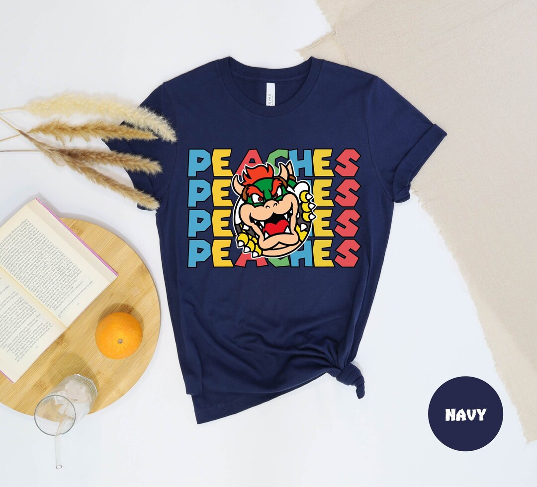 Super Mario Bowser Shirt Bowser Peach Shirt Bowers Shirt - Etsy