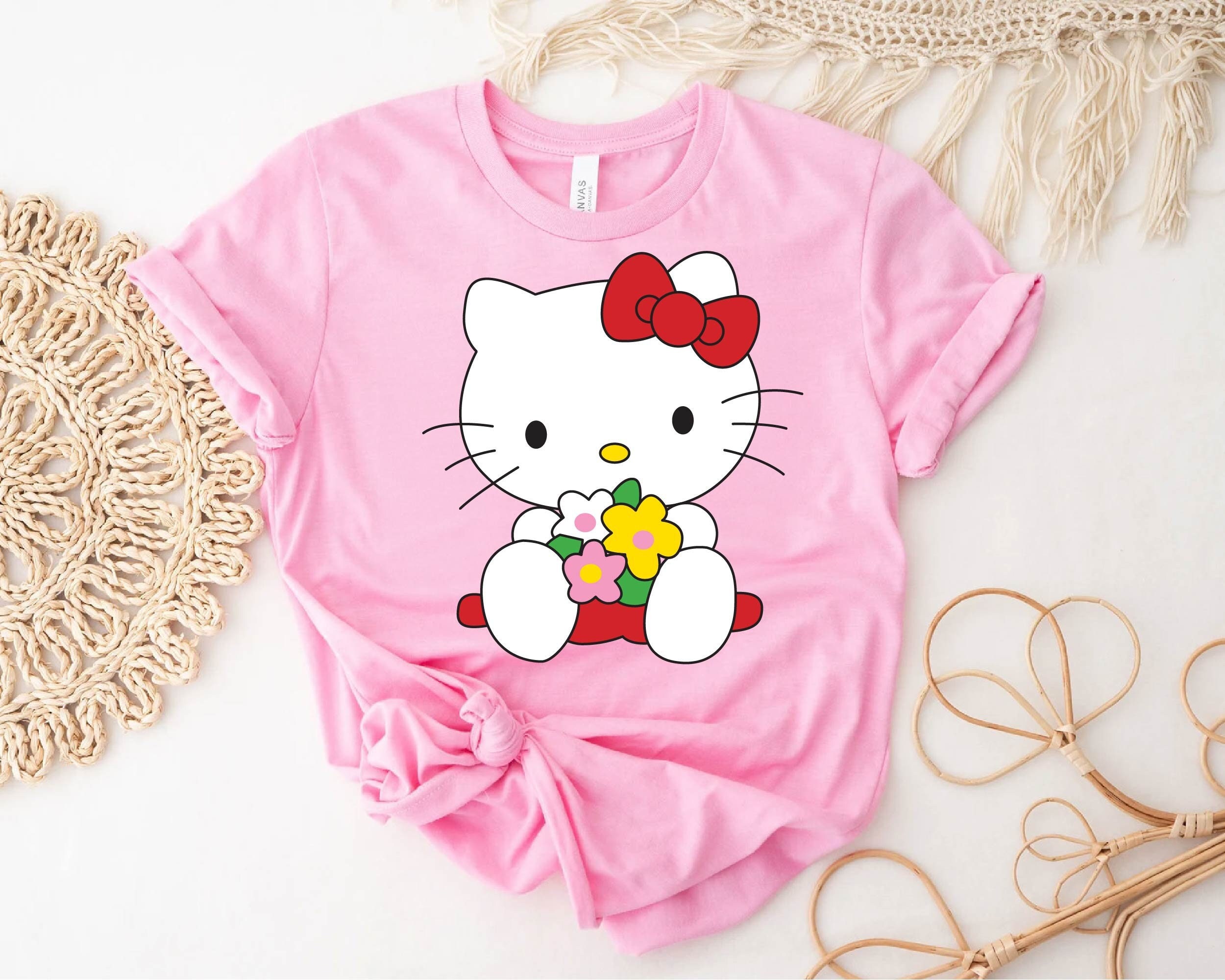 Hello Kitty Tshirt Hello Kitty Gifts Shirt Hello Kitty - Etsy
