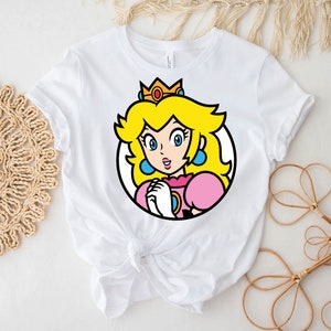 Princess Peach Star Shirt, Princess Peach Crown Shirt, Feeling Peachy ...