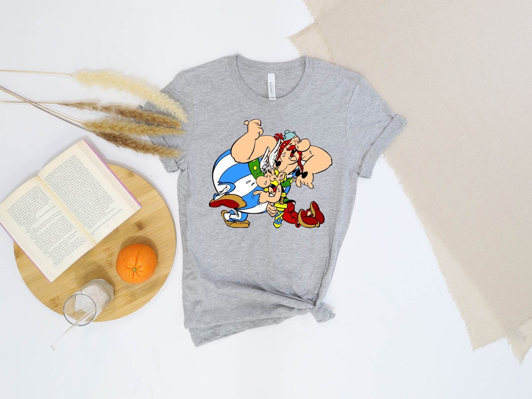 Asterix Obelix Tshirt, Asterix T-shirt, Asterix and Friends Shirt