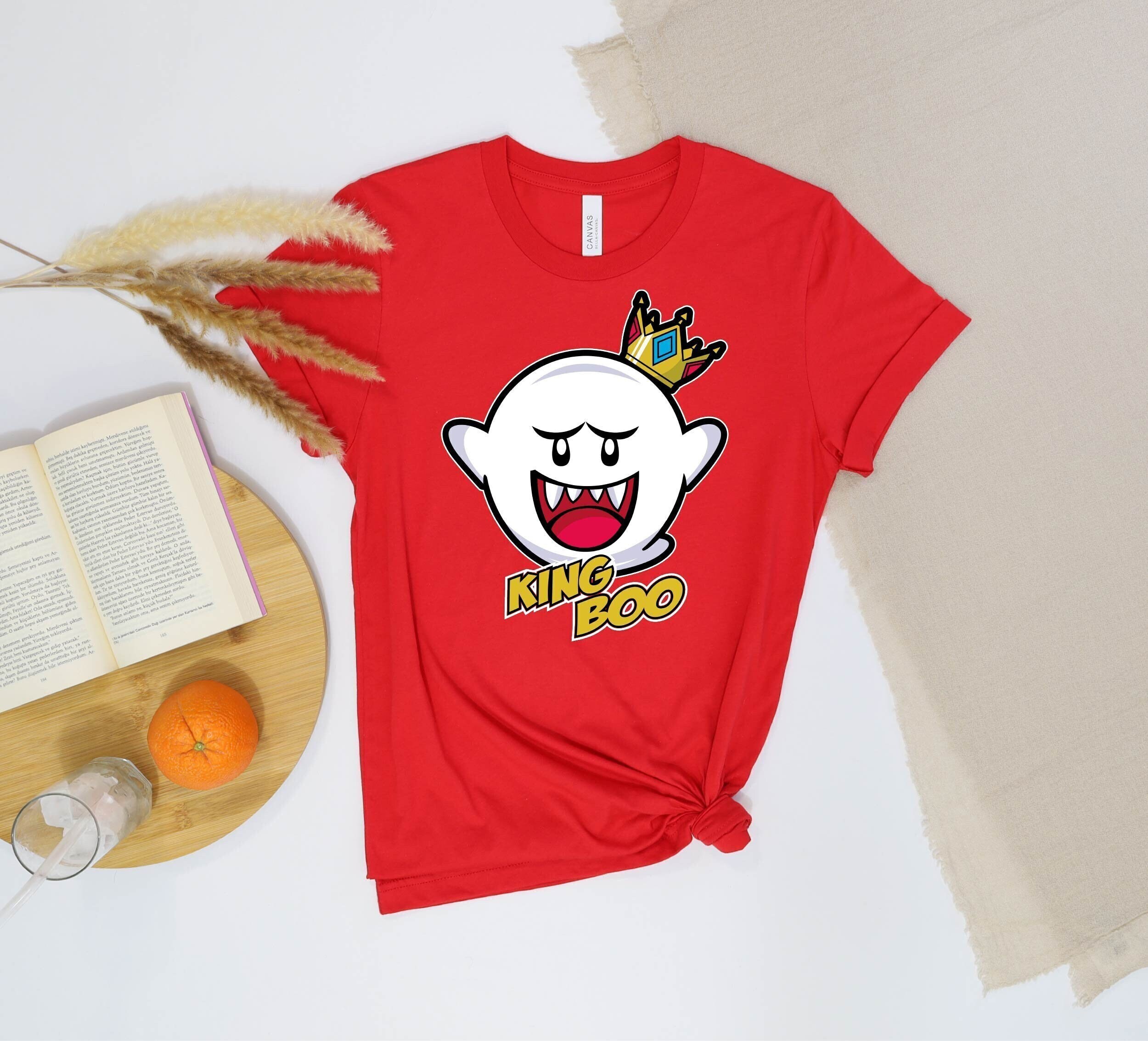 Super Mario King Of Koopas Bowser T-Shirt – Unisex Adult Tee, 100% Cotton, Regular Fit (White, Medium) - View #3