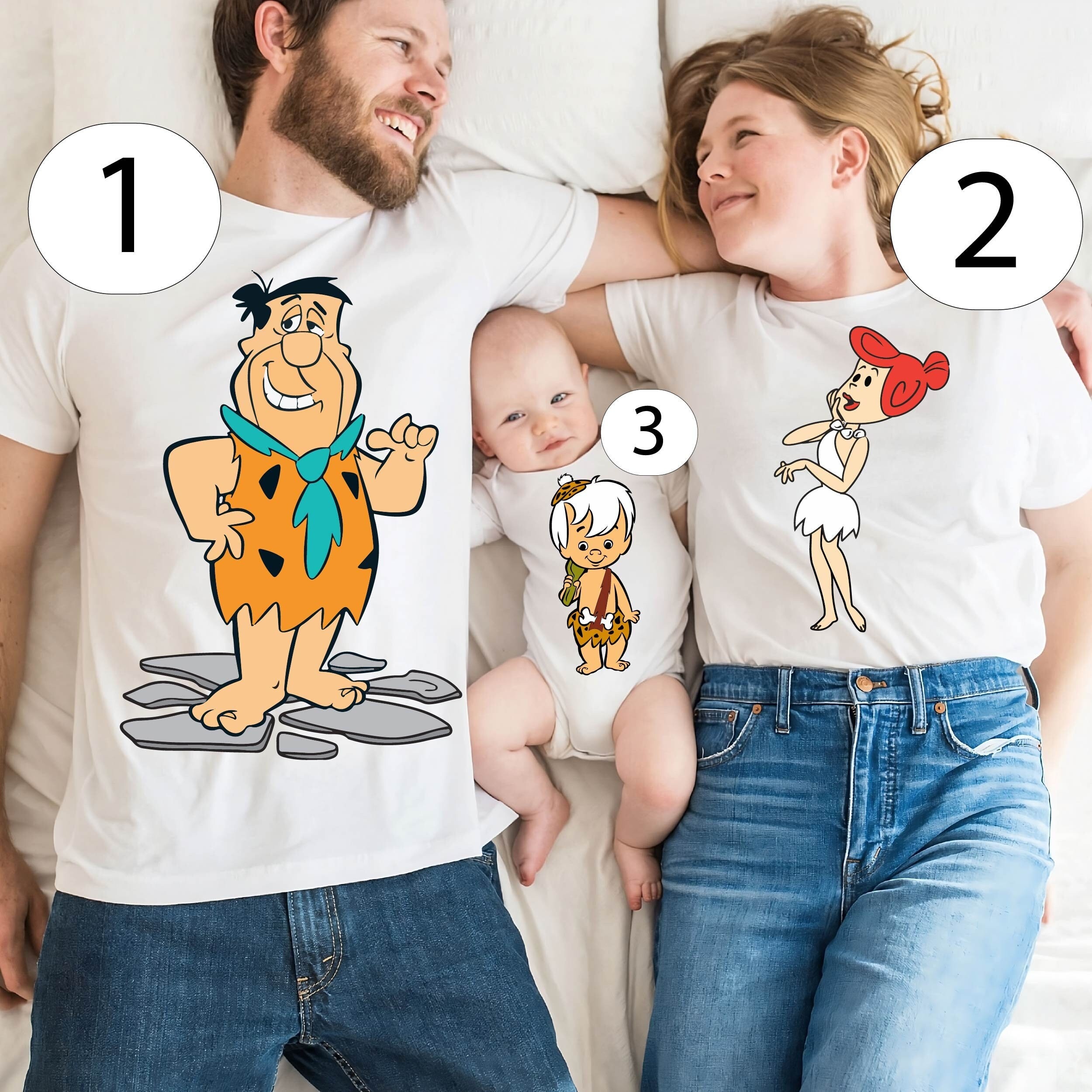 Shirt - Etsy Flintstones T