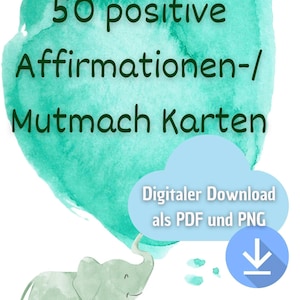 50 affirmation cards for children to print out yourself minimalist watercolor animals for more self-love, mindfulness