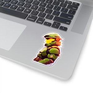 Anime Style Spartan Sticker (Halo Geïnspireerd) - 2&quot;X2&quot;/4&quot;X4&quot;/6&quot;X6&quot;