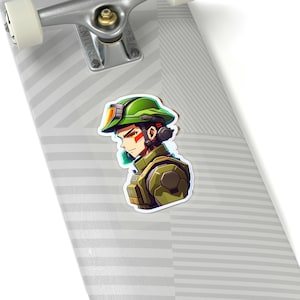 Anime Style UNSC Ranger Cadet Sticker - 2&quot;X2&quot;/4&quot;X4&quot;/6&quot;X6&quot;