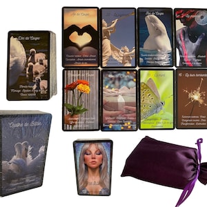 Tarot de Gen - Tarot learning cards in FRENCH with keywords for beginners Oracle style games