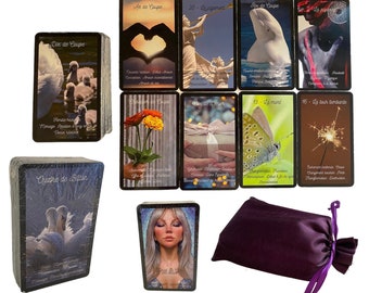 Tarot de Gen - Cartes d'apprentissage du tarot en FRANÇAIS avec mots-clés pour débutants Jeux style oracle