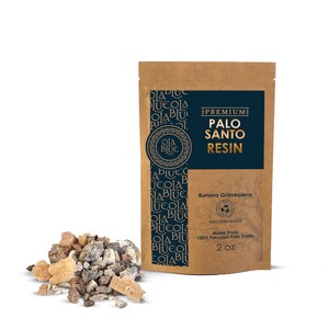 Ola Blue Palo Santo Harz - 2 Unzen 100% natürliches und nachhaltiges Premium Harz aus Peru Aromatherapie, Energiereinigung und spirituelle Praxis