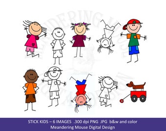 STICK KIDS - Digi Stamp