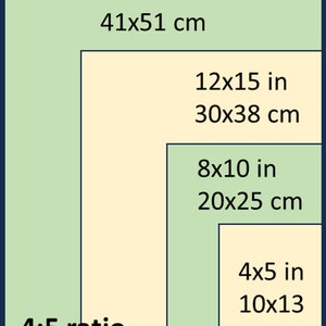 14 x 11 cm (5½” x 4⅜”)