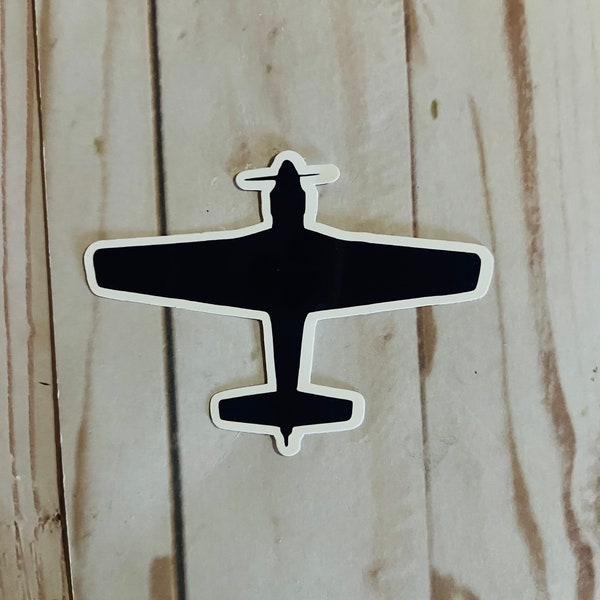 P-51 Mustang Vinyl Sticker